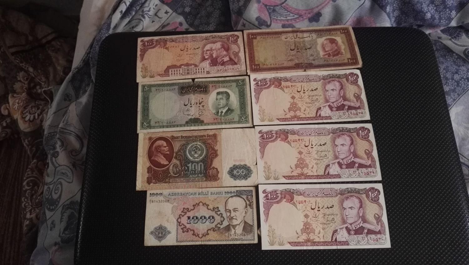 اسکناس قدیمی و خارجی|کلکسیون سکه، تمبر، اسکناس|رباطکریم, رباطکریم|دیوار