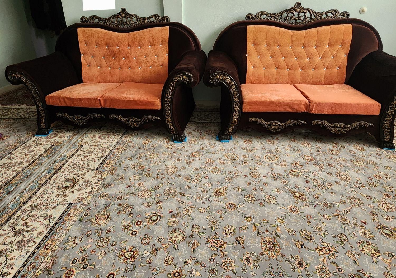 مبل ۹نفره|مبلمان خانگی و میز عسلی|پاکدشت, پارچین|دیوار