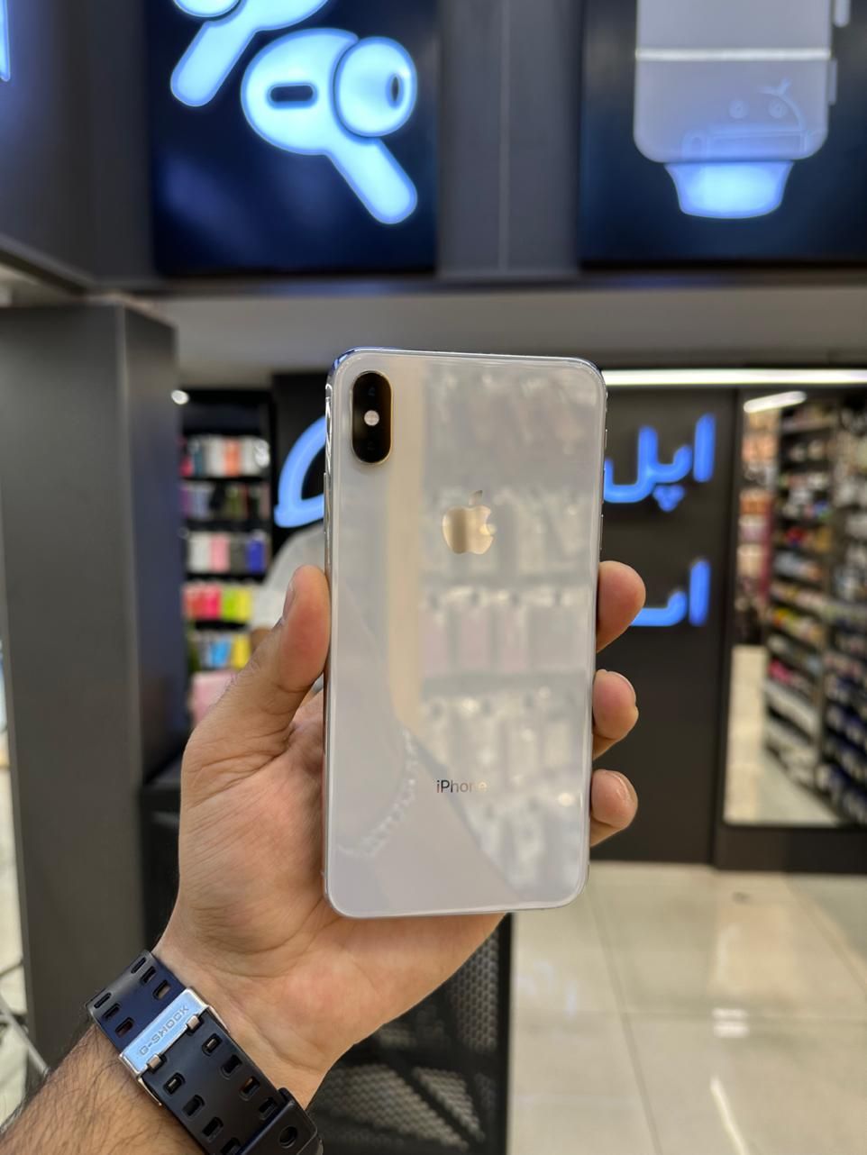 اپل iPhone XS Max با حافظهٔ ۲۵۶ گیگ پک اصلی سفید|موبایل|کرج, اصفهانی‌ها|دیوار