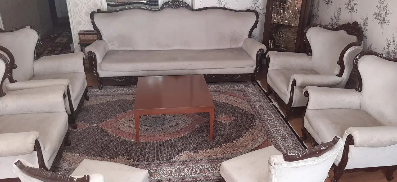 مبل استیل ۹ نفره|مبلمان خانگی و میز عسلی|کرج, شهرک اوج|دیوار