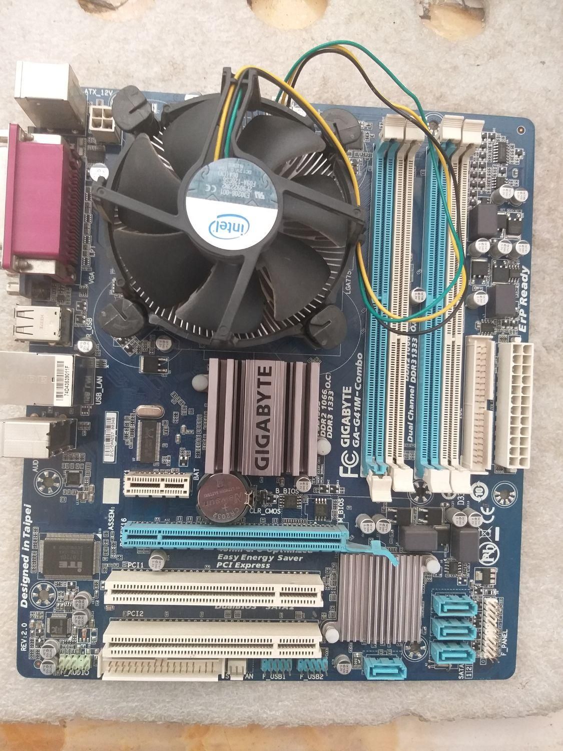 ۳ عدد مادربرد ddr3 با سیپیو E7500 و فن|قطعات و لوازم جانبی رایانه|تبریز, |دیوار