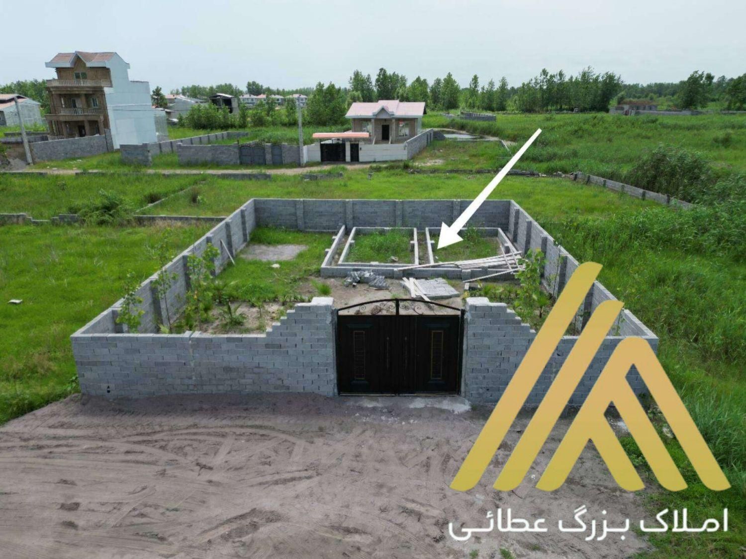 زمین ساحلی ۲۵۰ متری با فونداسیون آماده ساخت|فروش زمین و ملک کلنگی|چاف و چمخاله, |دیوار
