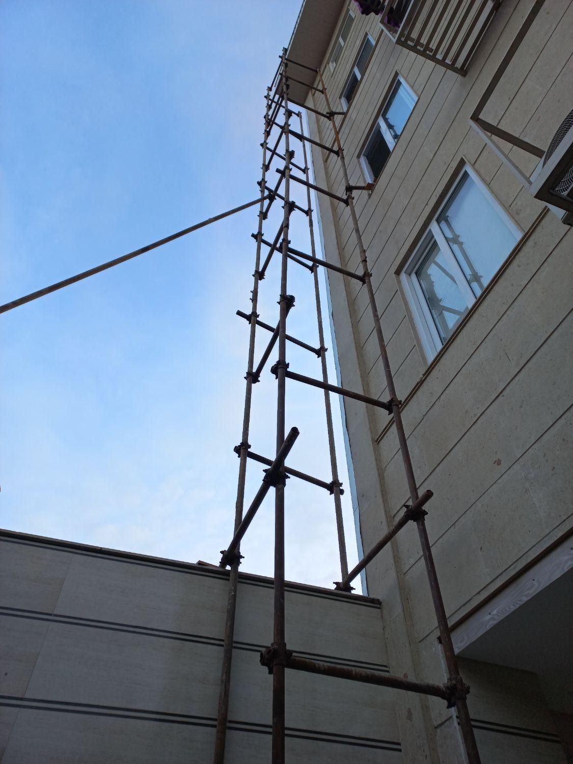 داربست فلزی نوری نصب سریع و ایمن|خدمات پیشه و مهارت|رشت, جهاد|دیوار