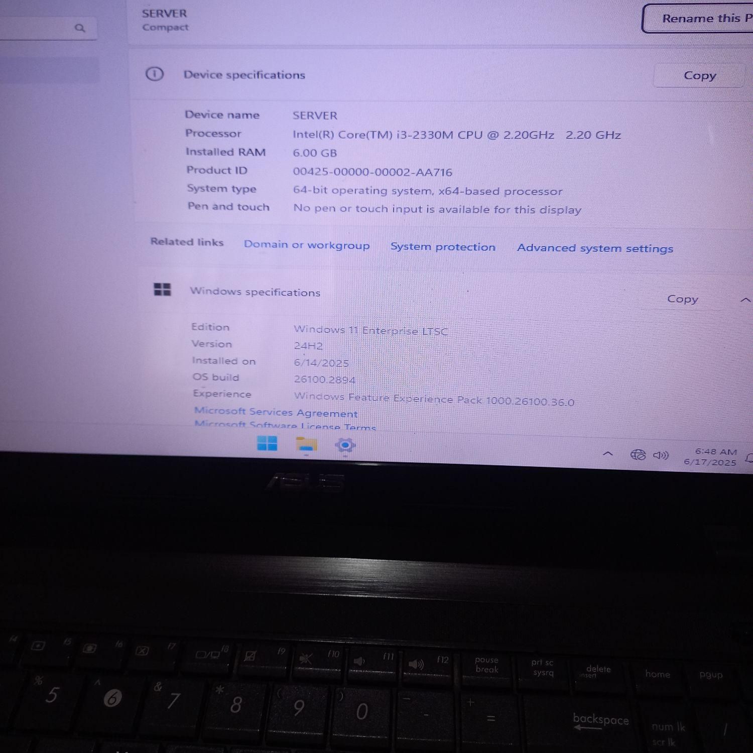 لبتاب ASUsمدل x54c|رایانه همراه|نسیم‌شهر, |دیوار