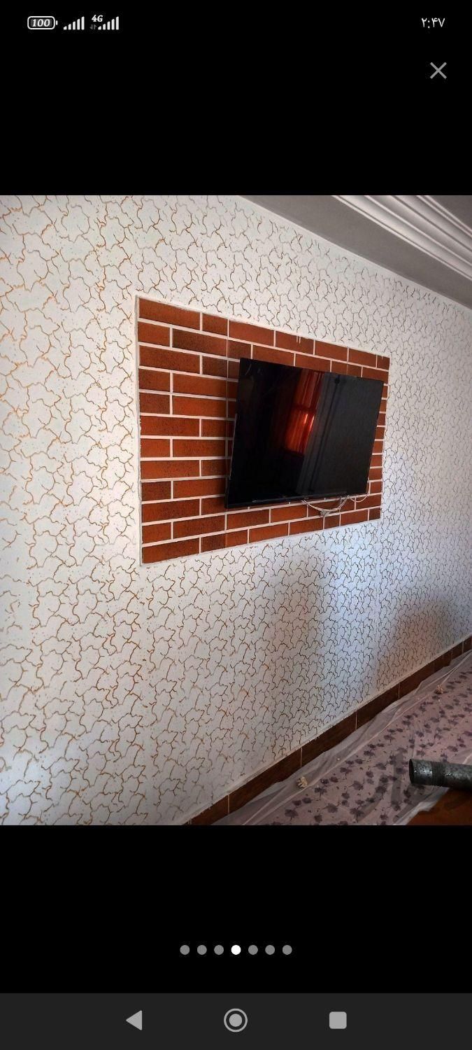 نقاشی طرح کاغذ دیواری|خدمات پیشه و مهارت|علی‌آباد کتول, |دیوار