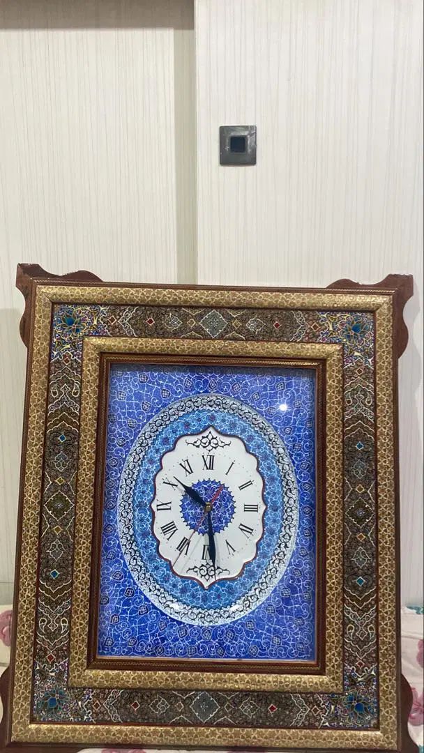 ساعت دیواری خاتم کاری|صنایع دستی و سایر لوازم تزئینی|تهران, جردن|دیوار