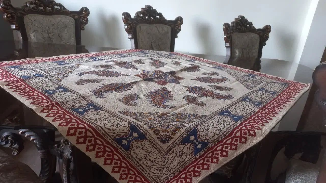 سفره کرباسی اصفهان با طرح زیبا ( نو نو)|سفره، حوله، دستمال آشپزخانه|تهران, نیروی هوایی (پیروزی)|دیوار
