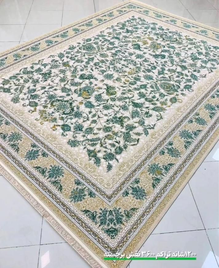فرش هیرمان ۱۵۰۰شانه نخ عالی تراکم۴۵۰۰ نقد اقساط|فرش|شیراز, رکنآباد|دیوار