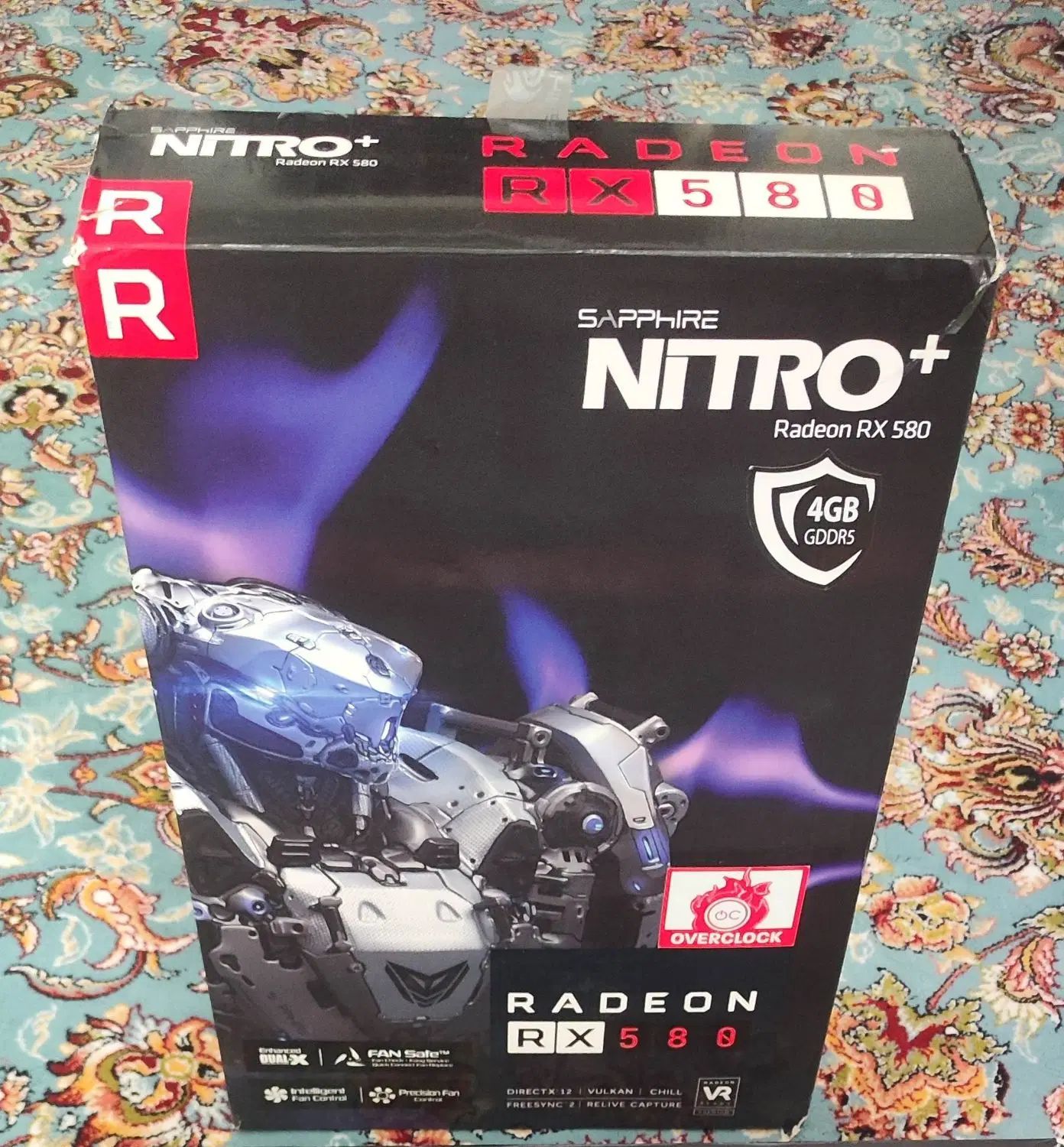 کارت گرافیک Rx 580 4g sapphire nitro plus|قطعات و لوازم جانبی رایانه|تهران, شهران جنوبی|دیوار
