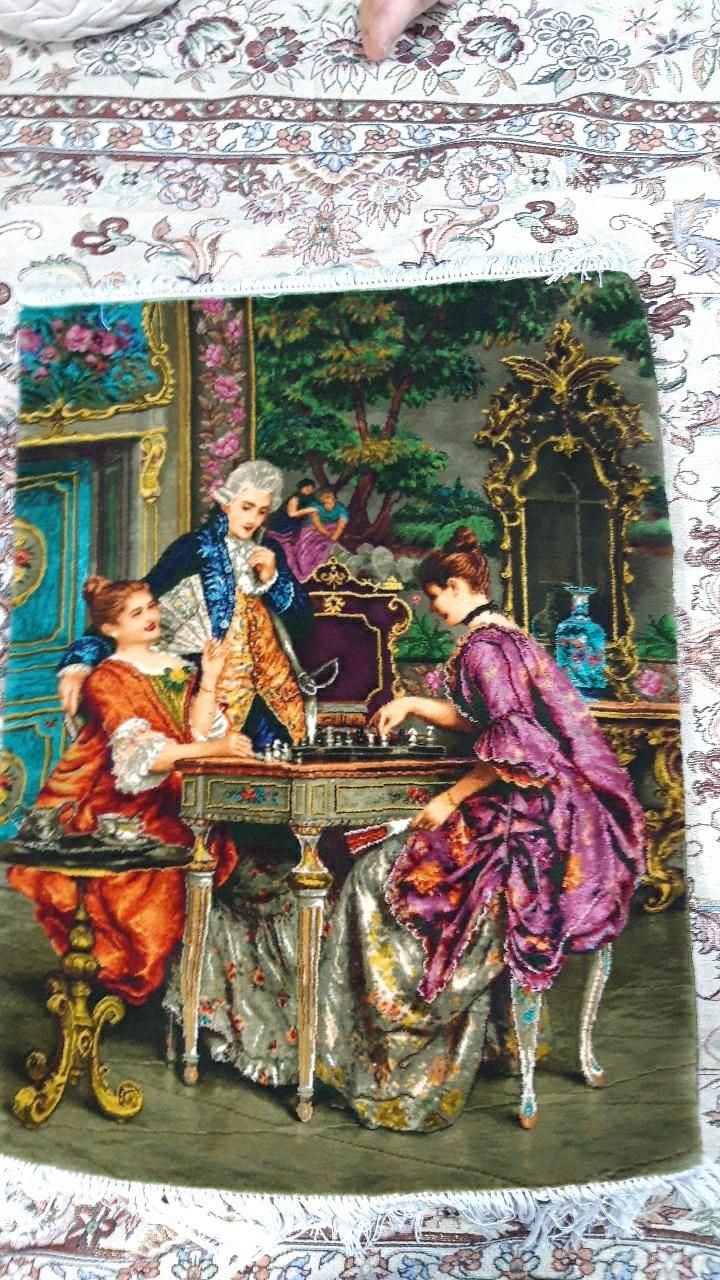 تابلو فرش دستباف  ۱متر در ۷۰ فروش|تابلو فرش|ری, صفاییه (چشمه علی)|دیوار