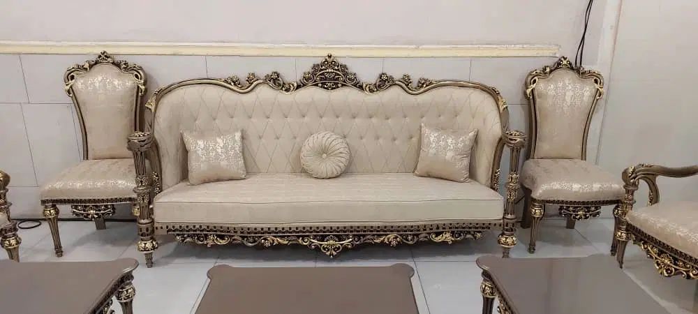 مبل کلاسیک ۹ نفره مدل خاطره /ظرافت اشرافی|مبلمان خانگی و میز عسلی|اهواز, کوی ترابری|دیوار