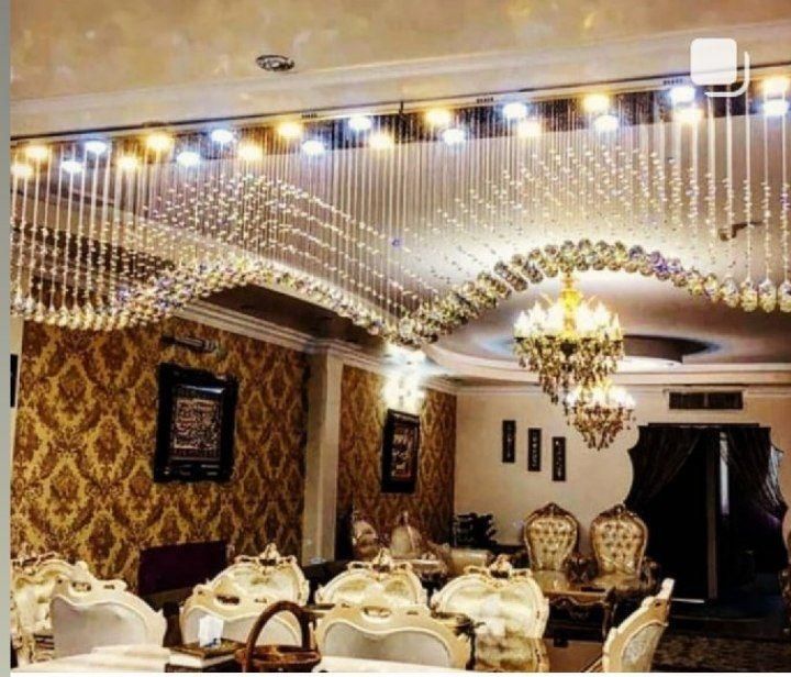 پرده کریستالی و مدرن (تولیدی)|پرده، رانر، رومیزی|اسلامآباد غرب, |دیوار