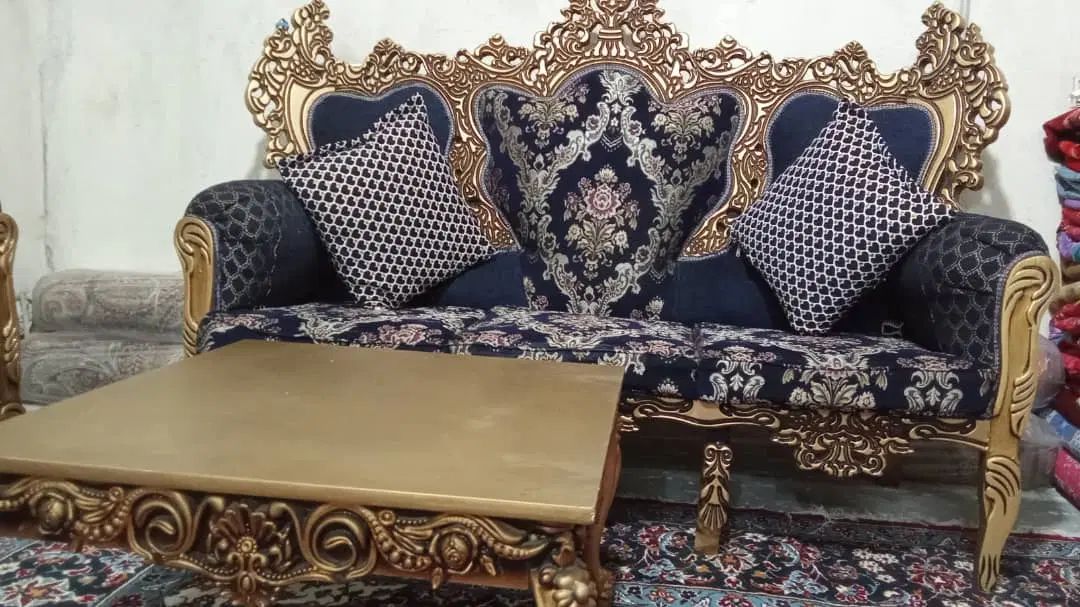 یک دست مبل هفت نفره درحدنو خیلی خیلی تمیز کامل|مبلمان خانگی و میز عسلی|اسلام‌شهر, چیچکلو|دیوار