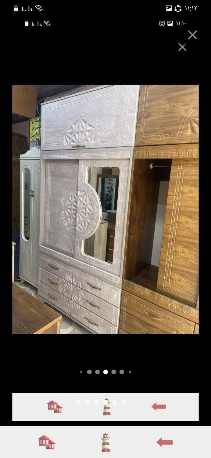 کمد لباسی|جاکفشی، کمد، دراور|کرمان, |دیوار