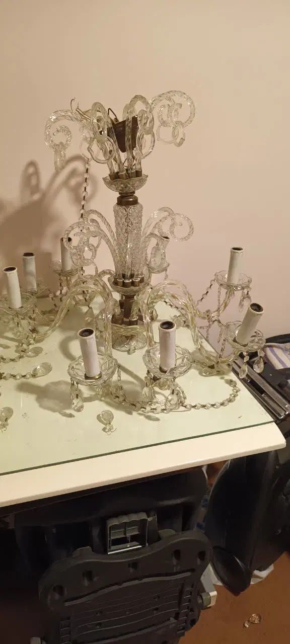لوستر شیشه‌ای|لوستر و چراغ آویز|کرج, برغان|دیوار