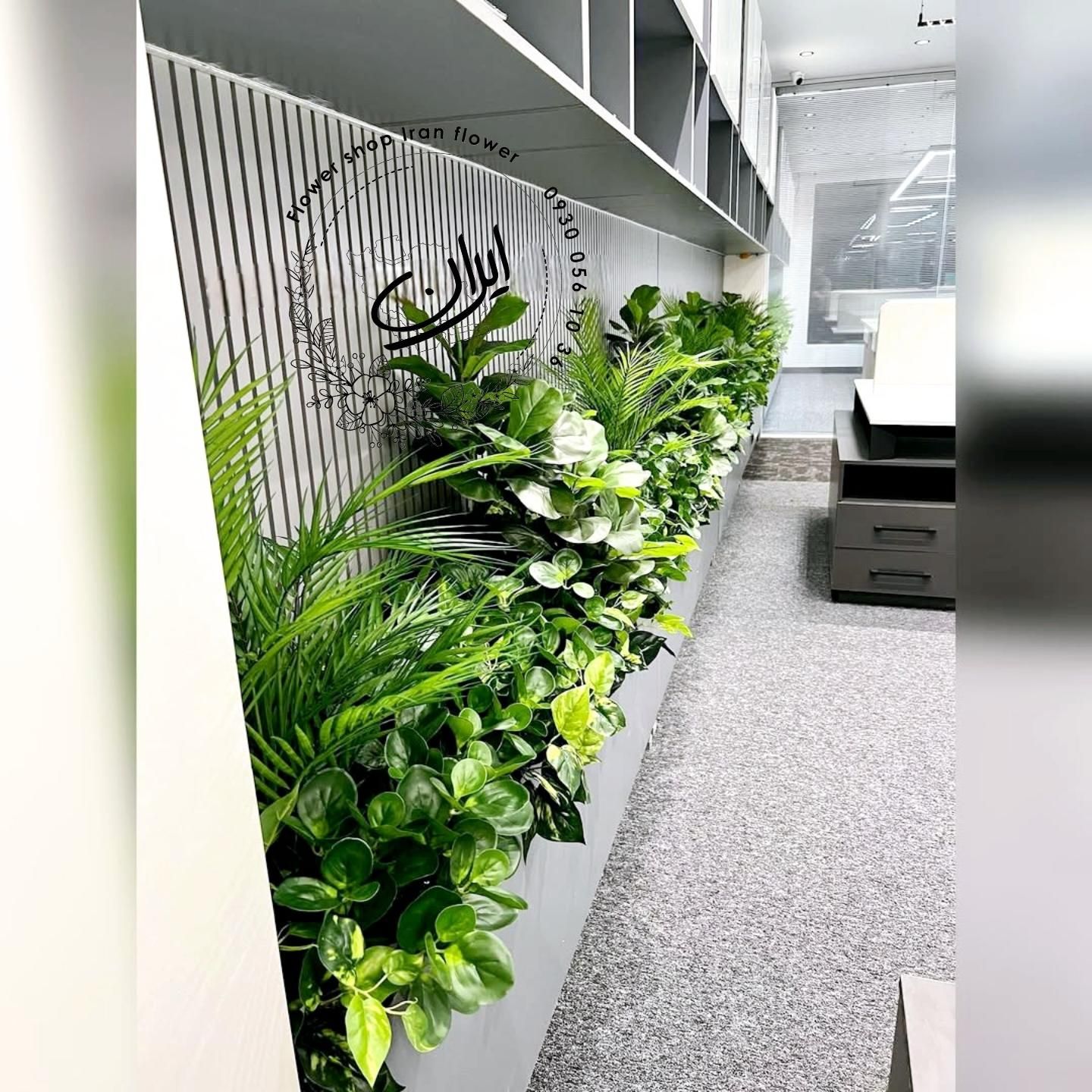 اجرای گل گیاه سبز مصنوعی فلاورباکس سالن انتظار|گل مصنوعی|تهران, شهید بروجردی|دیوار