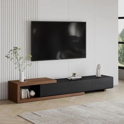 طراحی و اجرای تی‌وی‌وال Tv Wall|میز تلویزیون|تهران, ونک|دیوار