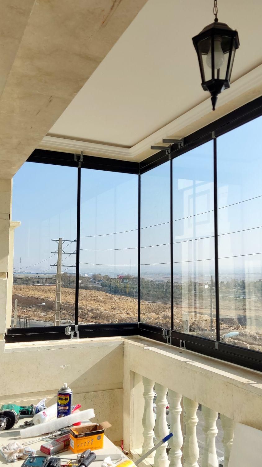 بالکن شیشه ای،شیشه بالکن *سبلان جام*|خدمات پیشه و مهارت|تبریز, |دیوار