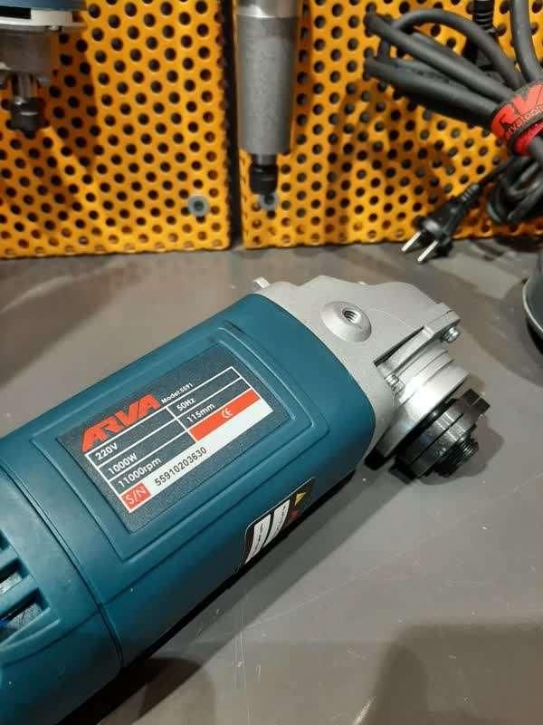 مینی فرز دسته بلند 1000 وات آروا مدل 5591 باضمانت|ماشینآلات صنعتی|مشهد, کوشش|دیوار