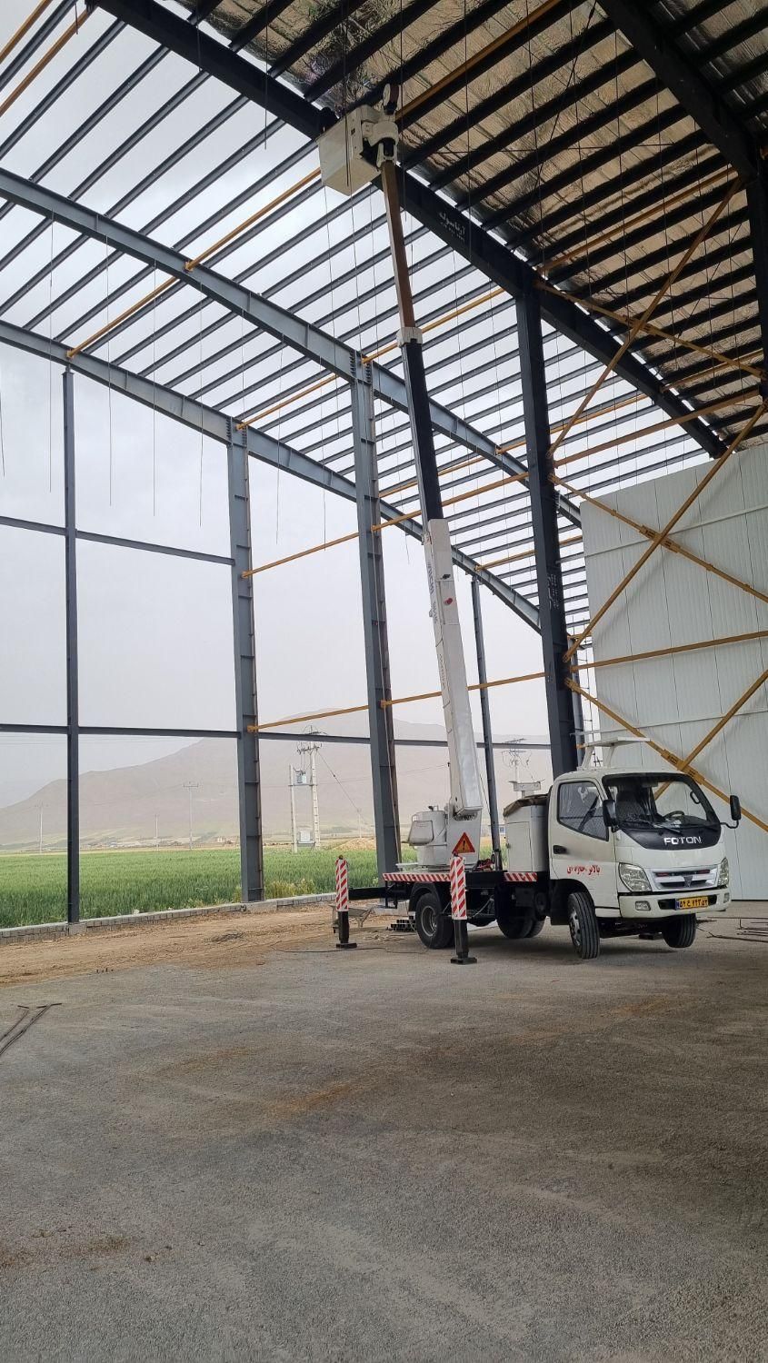 اجاره بالابر جرثقیل سبددار لجور تا ارتفاع ۱۸ متر|خدمات حمل و نقل|اصفهان, شیخ اشراق|دیوار