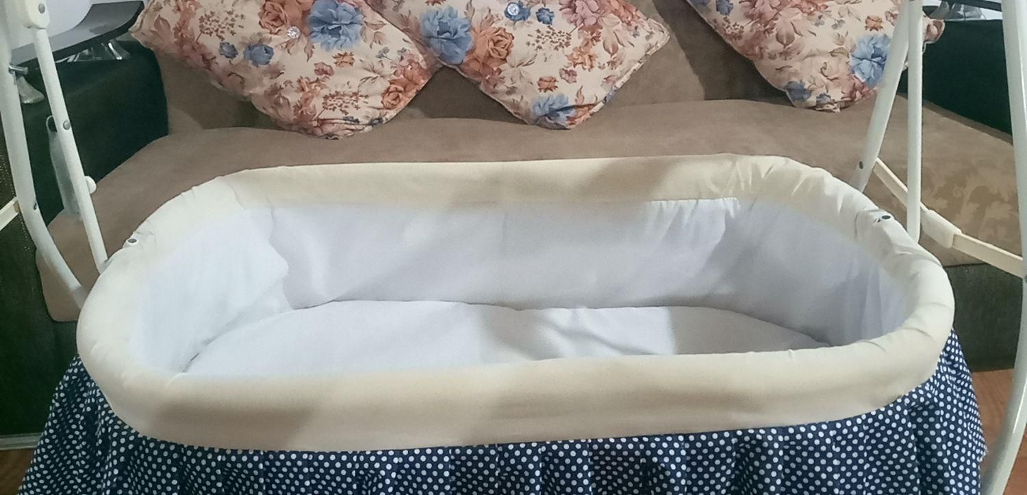 گهواره نوزاد به هم راه چشه بندش|تخت و صندلی بچه|محمودآباد, |دیوار