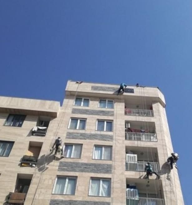 پیچ و رولپلاک کردن سنگ نما کل نقاط باطناب راپل کار|خدمات پیشه و مهارت|کرج, عظیمیه|دیوار