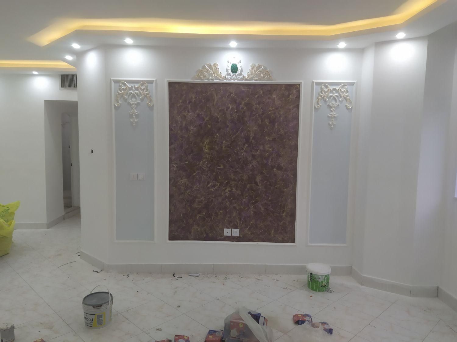 کناف دورباکس نقاشی ساختمان میکروسمنت هالوژن گچبری|خدمات پیشه و مهارت|مشهد, امامیه (شهرک غرب)|دیوار