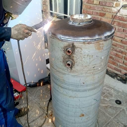ساخت مخزن آبگرمکن وجوشکاری مخزن دیگ درمنزل شما|خدمات پیشه و مهارت|ارومیه, |دیوار
