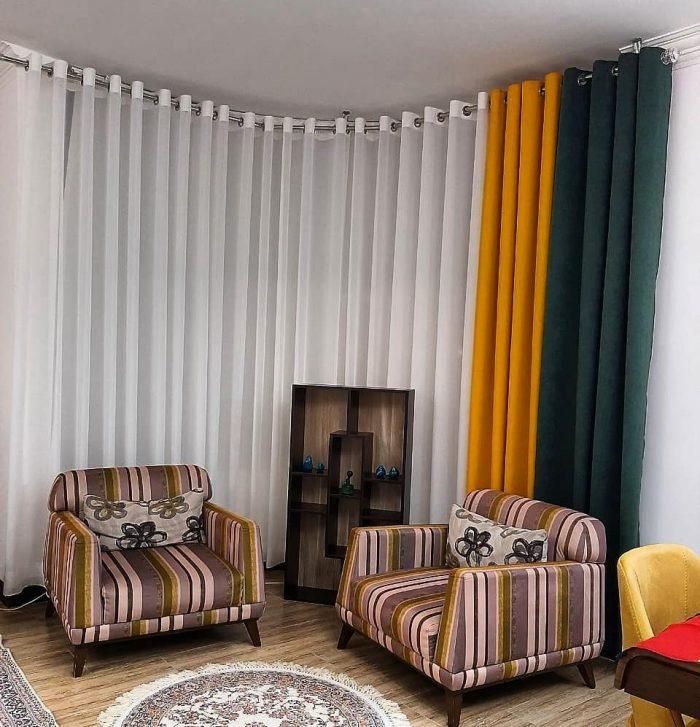 پرده مخمل کالیفرنیا|پرده، رانر، رومیزی|خرمآباد, |دیوار