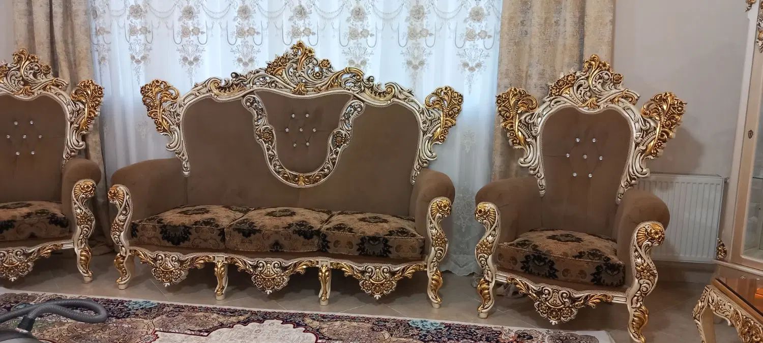 یک دست مبلمان کامل|مبلمان خانگی و میز عسلی|کرج, شهرک یاس جنوبی|دیوار