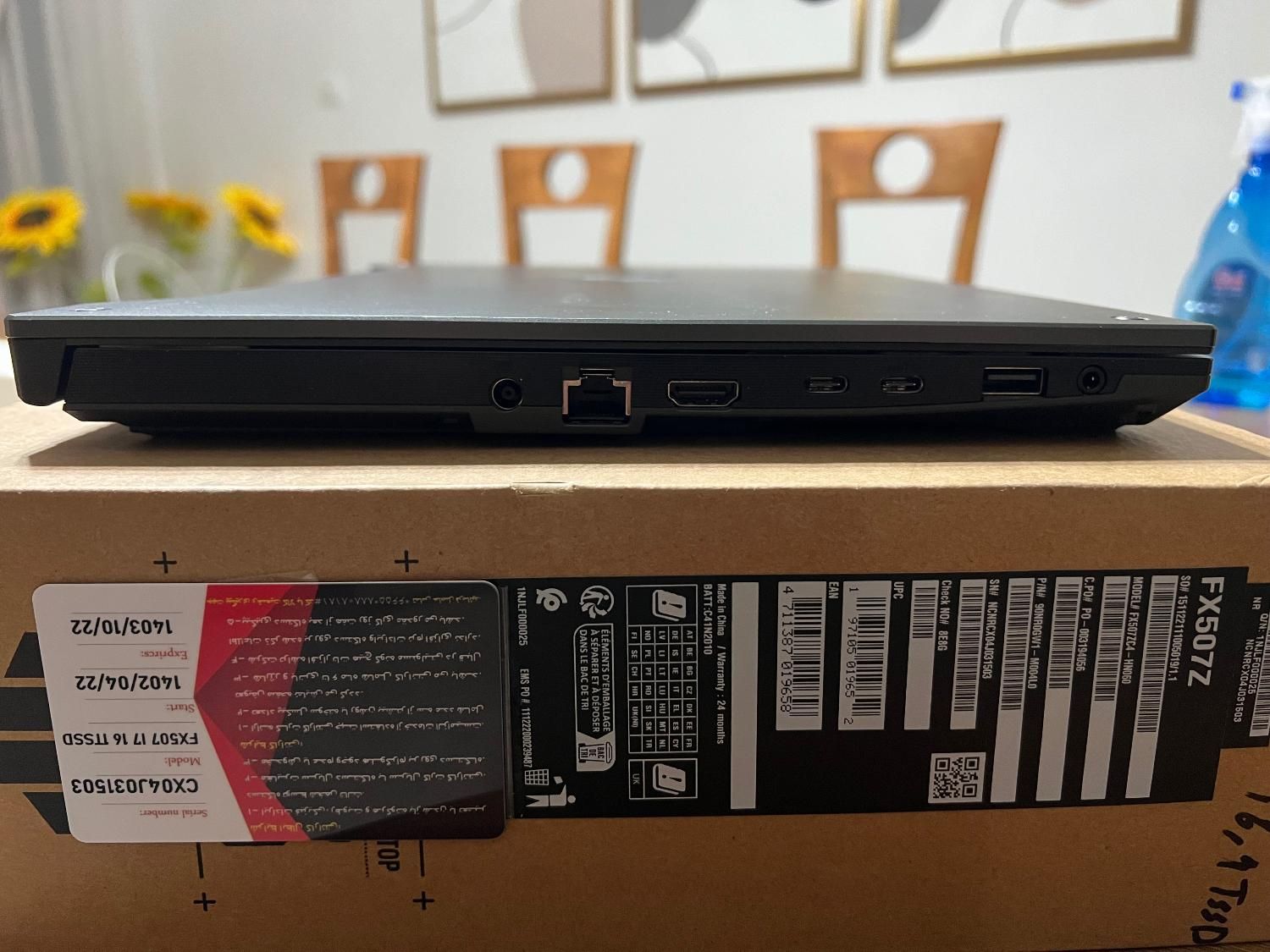 لپ تاپ گیمینگ asus fx507zc|رایانه همراه|تهران, ارامنه|دیوار