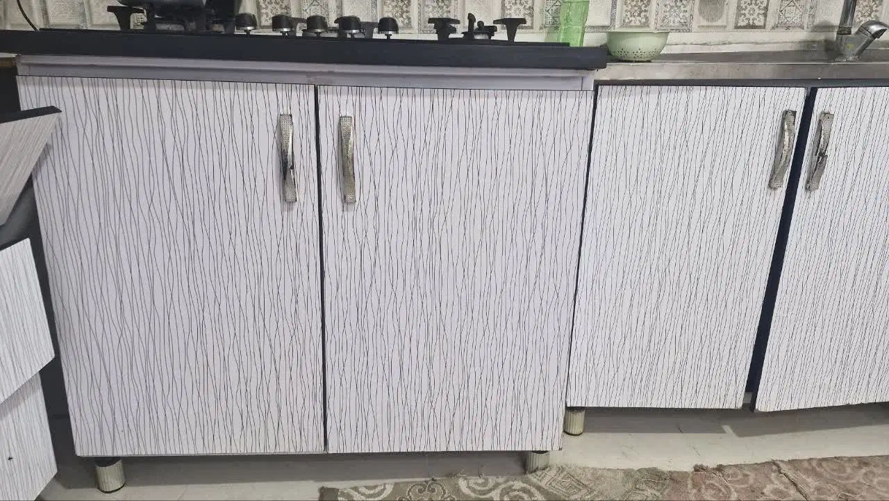 کابینت دسته دوم سالم با سینک وآب چکان و گاز رومیزی|مصالح و تجهیزات ساختمان|اسلام‌شهر, شهرک محمدیه|دیوار
