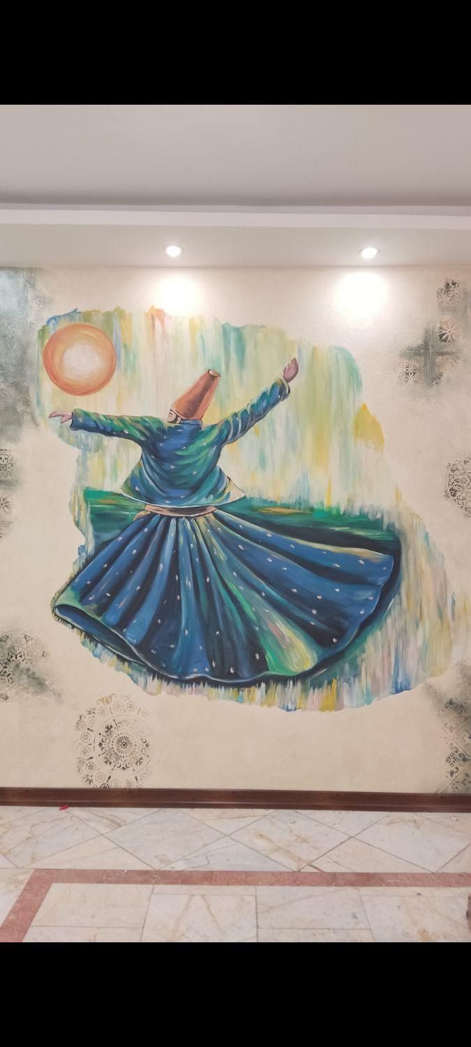 نقاشی دیواری|خدمات پیشه و مهارت|تهران, شهرک پرواز|دیوار