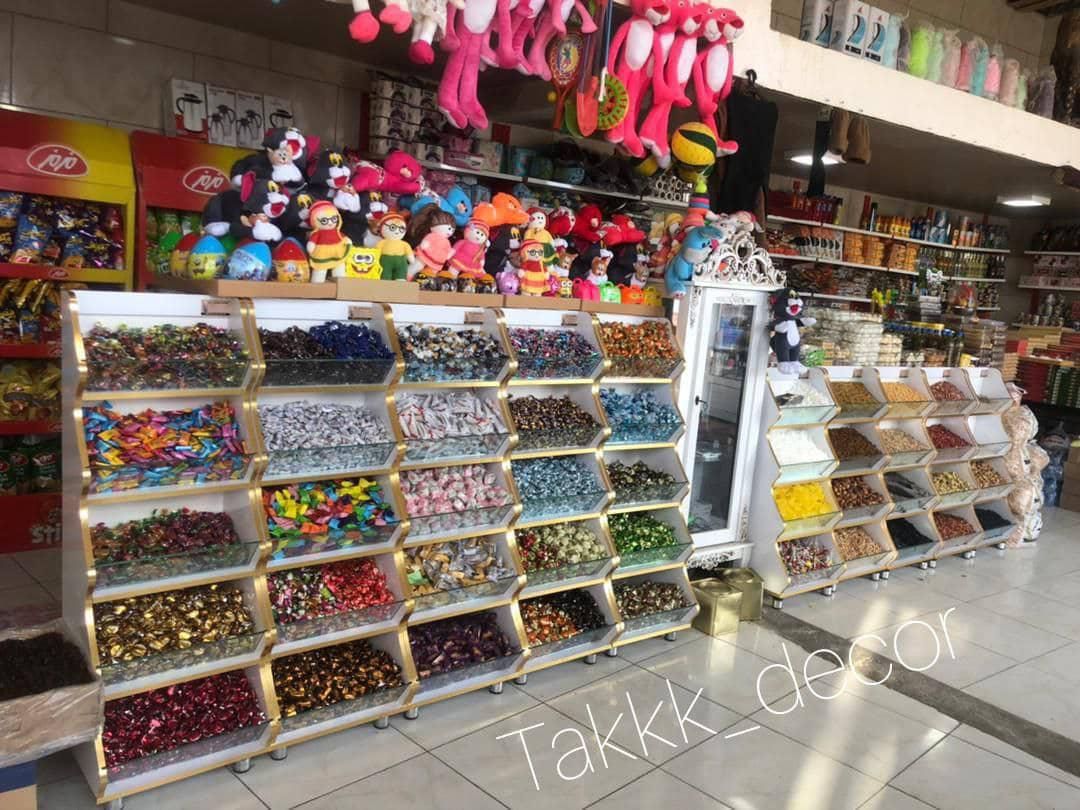 استند دلفینی اجیل کمد ،،شکلات قفسه شیک قنادی|فروشگاه و مغازه|خرم‌آباد, |دیوار