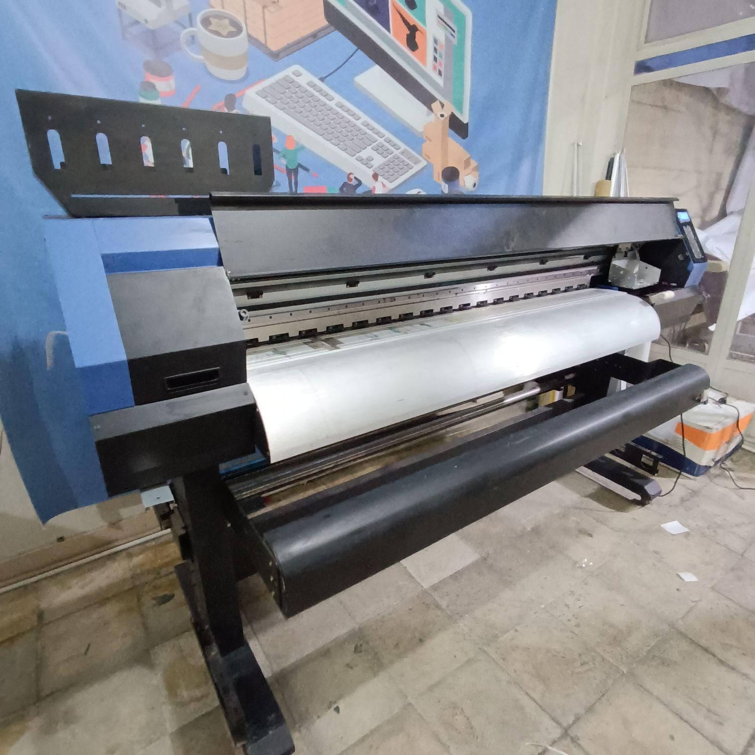 دستگاه بنر سابلیمیشن یووی اکوسالونت i3200 هد Fuji|پرینتر، اسکنر، کپی، فکس|تهران, کوثر|دیوار