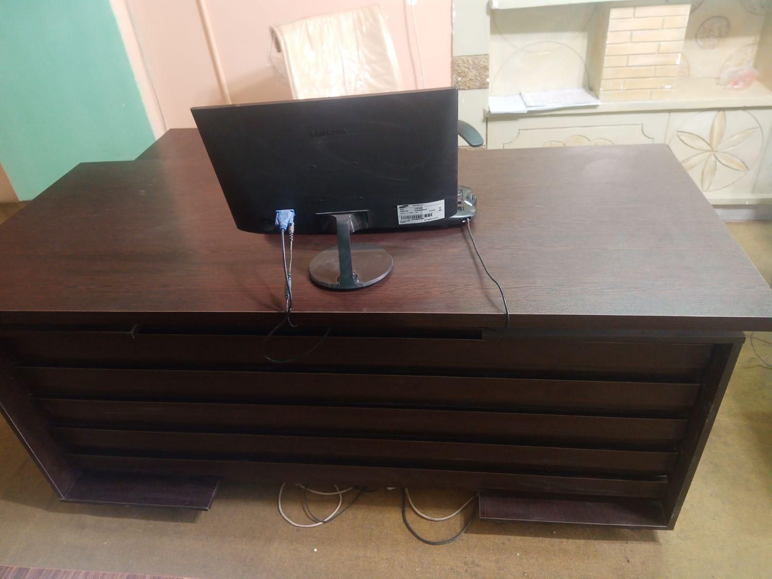 میز مدیریت و تحریر|میز تحریر و کامپیوتر|سمنان, |دیوار