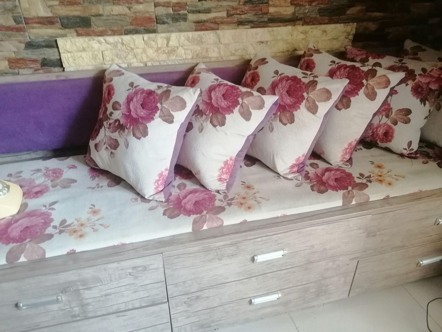 نیمکت کشودار همراه باکوسن|صندلی و نیمکت|اهواز, زیتون کارمندی|دیوار