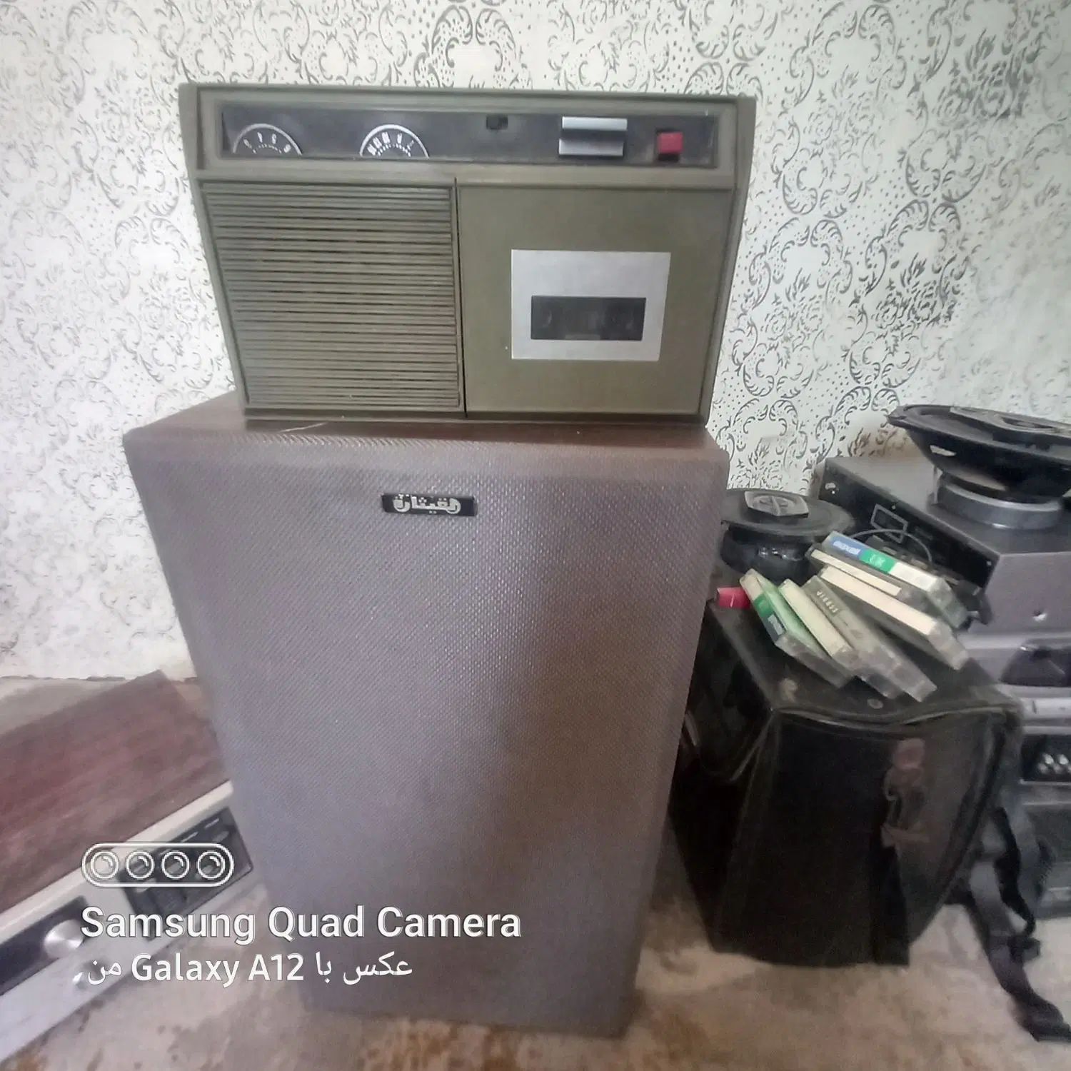 استریو۳ کاره کاست گرام وریل ودک استریو مبله عتیقه|کلکسیون اشیاء عتیقه|مشهد, توس (بلوار توس)|دیوار