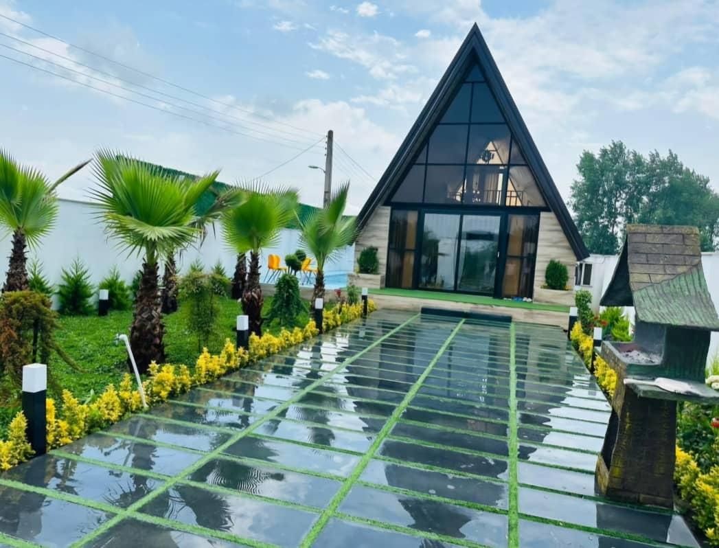 اجاره کلبه سویسی استخر روباز در آمل|اجارهٔ کوتاهمدت ویلا و باغ|آمل, |دیوار