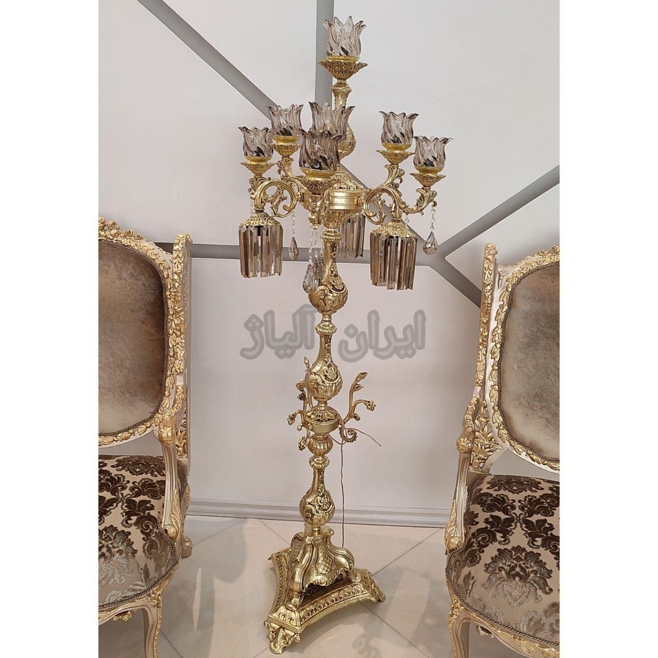 آباژور کنارسالنی چلچراغ|چراغ خواب و آباژور|مشهد, طلاب|دیوار