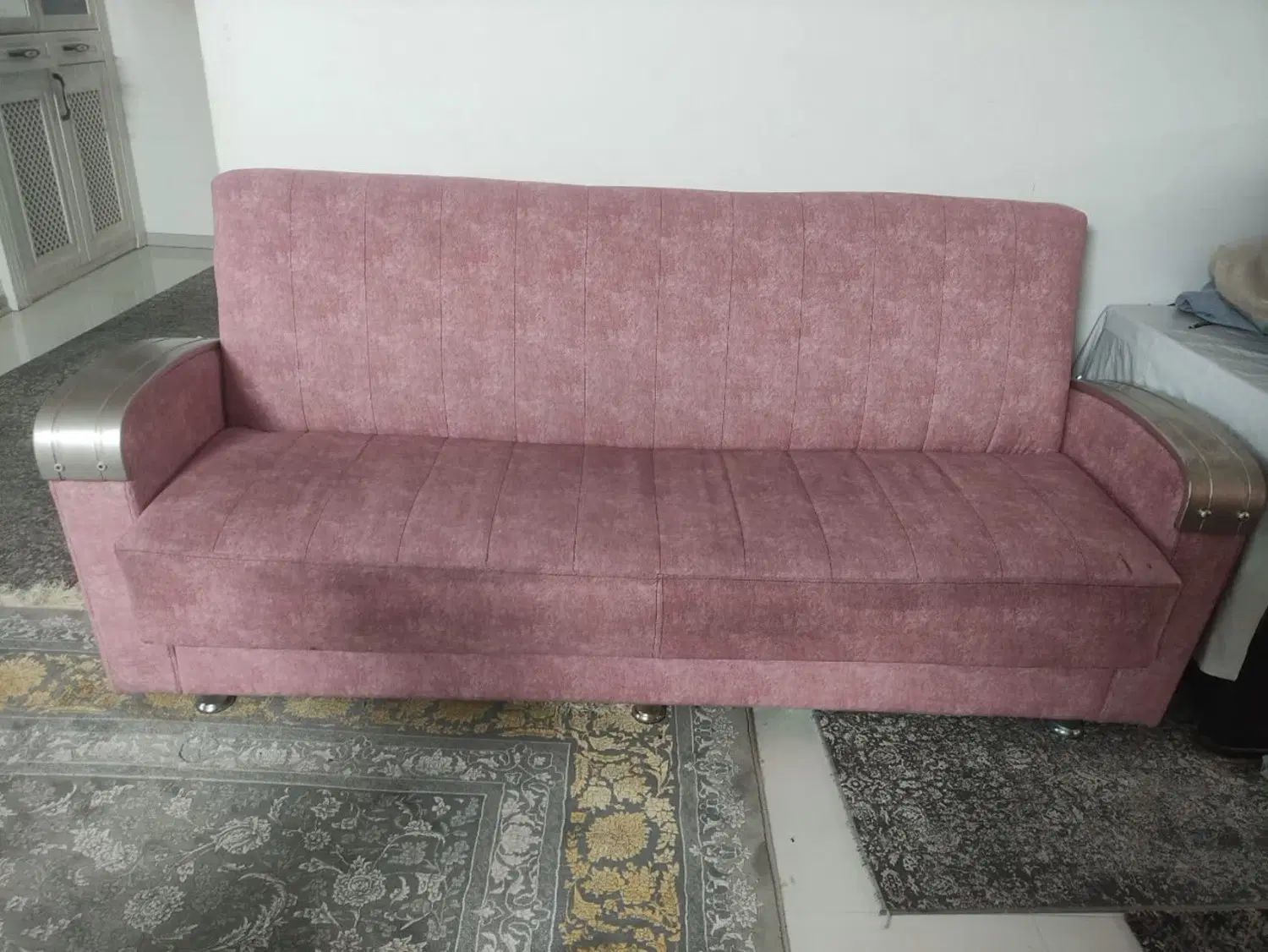 مبل تخت شو دونفره|تخت و سرویس خواب|مشهد, فارغ التحصیلان|دیوار