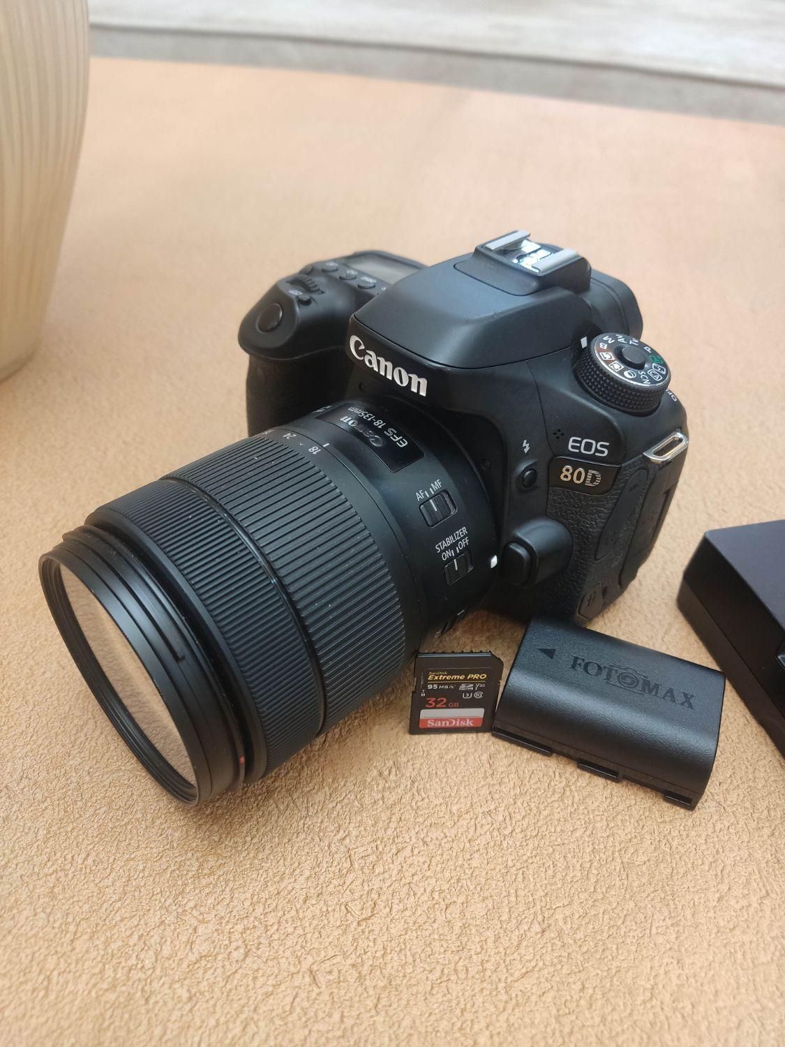 فروش دوربین canon 80d|دوربین عکاسی و فیلم‌برداری|تهران, جنت‌آباد مرکزی|دیوار