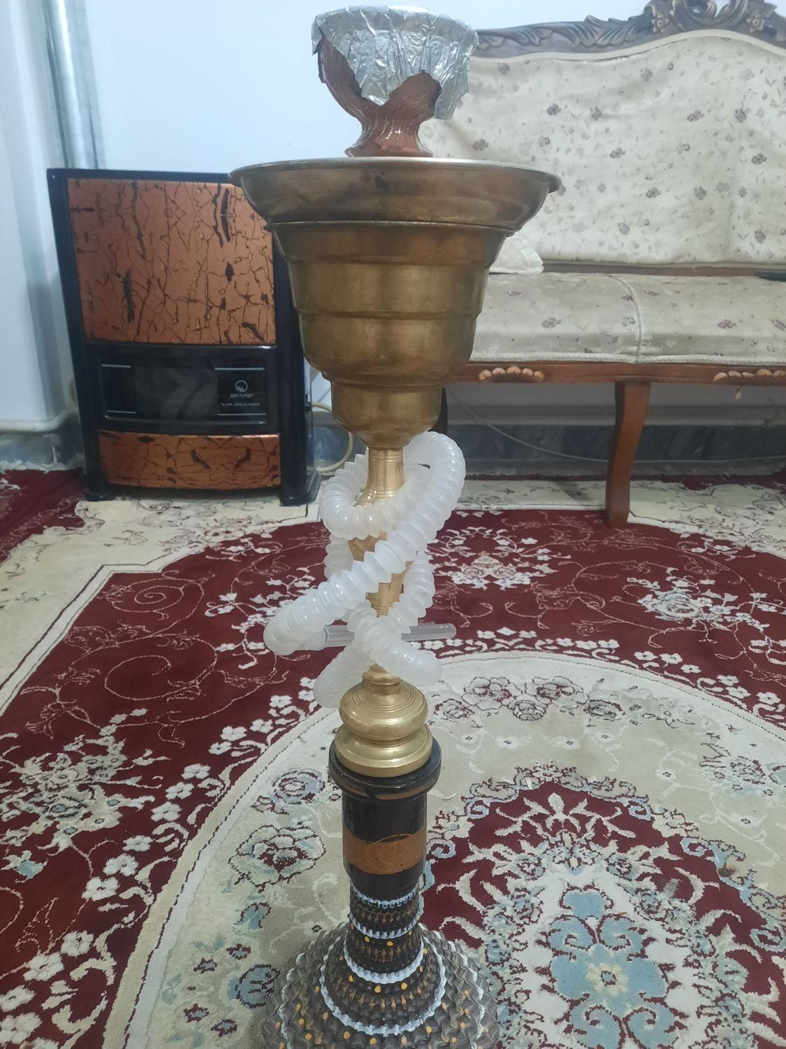 قلیان برنجی کام دهی عالی طعم دار|کلکسیون و سرگرمی|بومهن, |دیوار