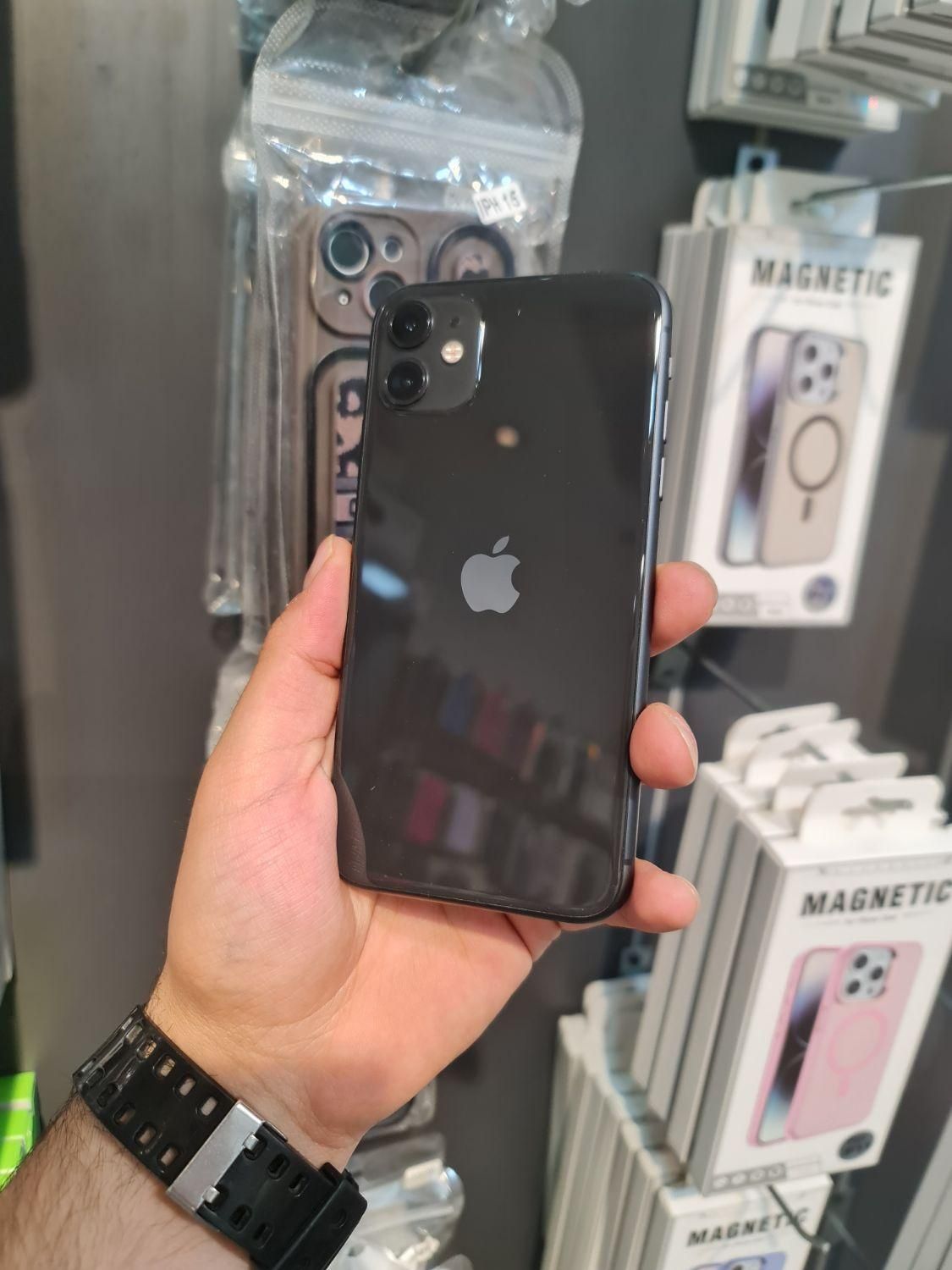 اپل iPhone 11حافظهٔ ۱۲۸ گیگابایت بدون مشابه درحد|موبایل|قزوین, |دیوار