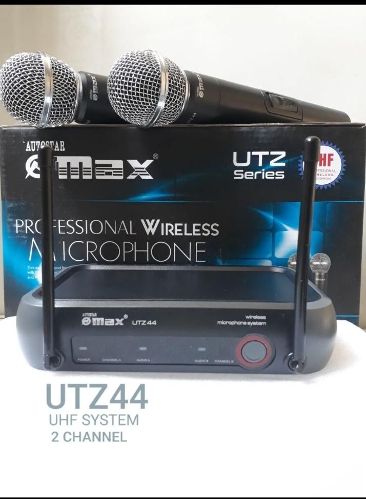 میکروفن بیسیم بی سیم مکس فرکانس UHF مدل UTZ44|سیستم صوتی خانگی|تهران, ایران|دیوار