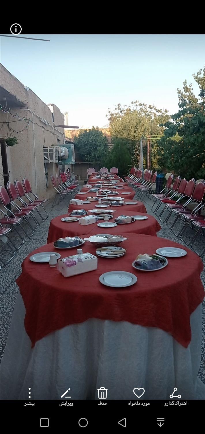 اجاره صندلی میز ظروف کرایه و صندلی و تشریفات|خدمات پذیرایی، مراسم|اصفهان, عطار نیشابوری|دیوار