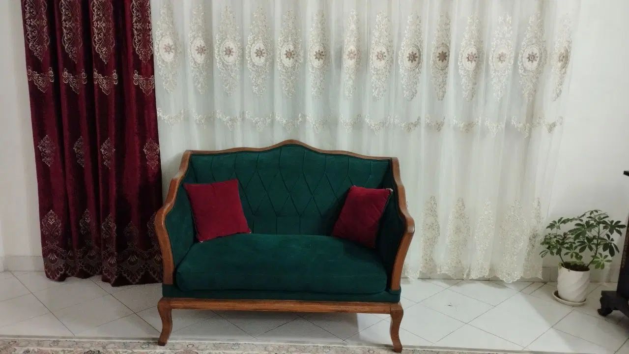 دستک . مخمل . تور‌.حریر.|پرده، رانر، رومیزی|مشهد, شهرک لشکر (شهرک غرب)|دیوار