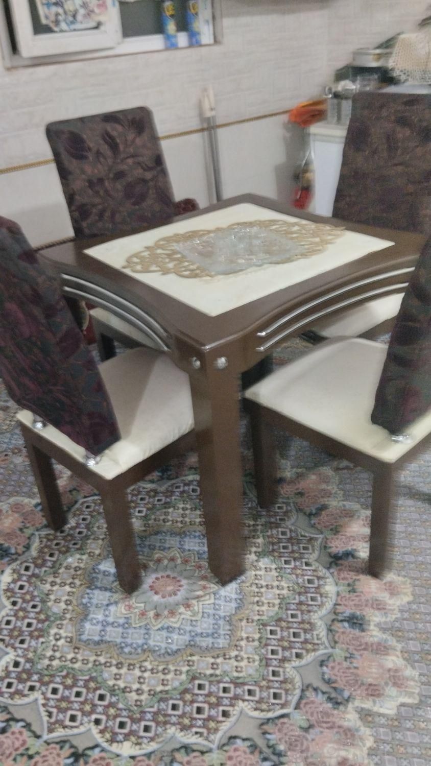 میز ناهار خوری ۴نفرهه|میز و صندلی غذاخوری|اندیمشک, |دیوار