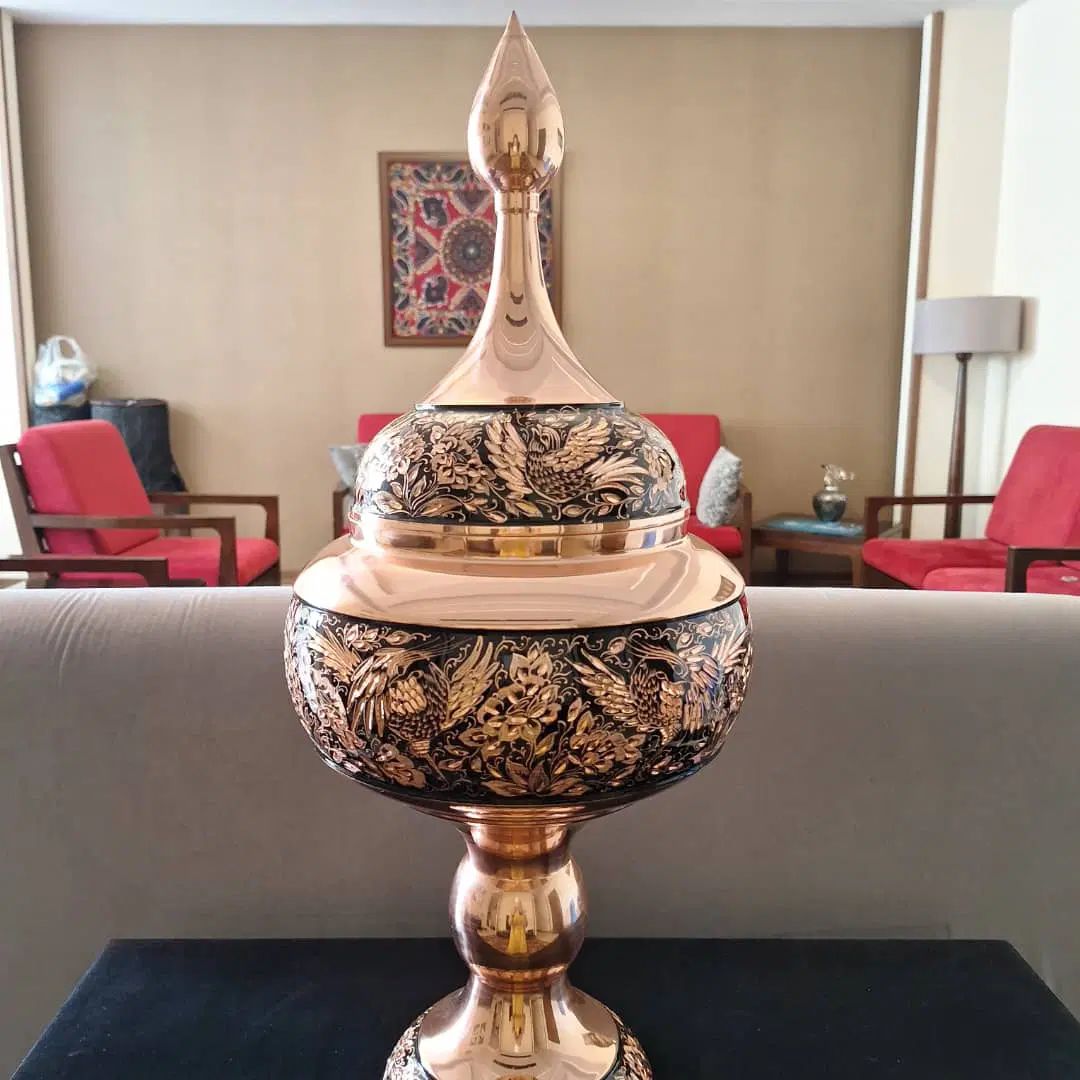 شکلات خوری الماس تراش مسی برند مسجدی|صنایع دستی و سایر لوازم تزئینی|تهران, مرزداران|دیوار