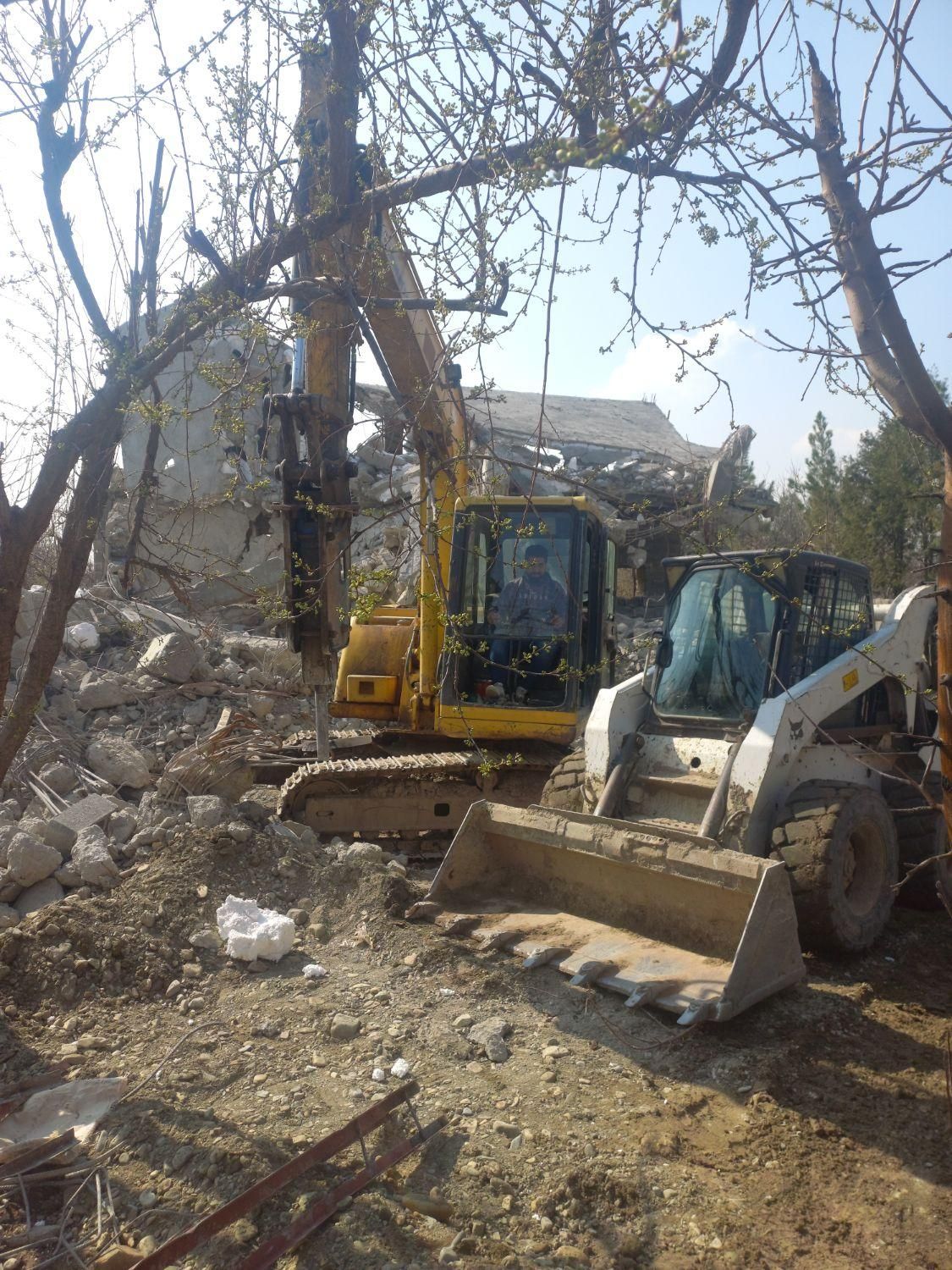 بابکت ومینی بیل حمل نخاله|خدمات حمل و نقل|آبیک, |دیوار